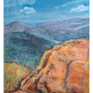 autor: Bożena Kot | Z Bukowego Berda | 120 x 80 cm 2025 r. | cykl - Pejzaż | olej na płótnie lnianym