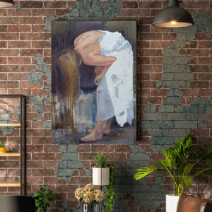 autor: Bozena Kot | obraz "Odciecie 02" | 120 x 80 cm | 2022 r.