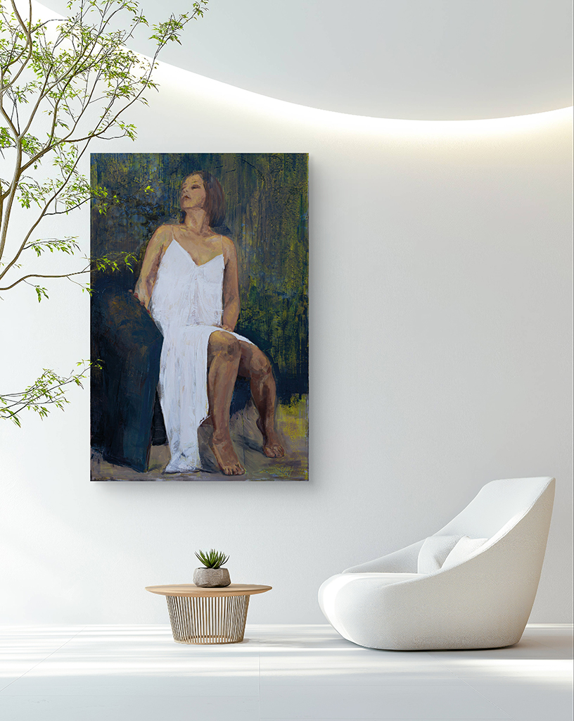 autor: Bozena Kot | obraz "Odciecie 04" | 120 x 80 cm | 2022 r.