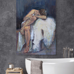 autor: Bozena Kot | obraz "Odciecie 03" | 120 x 80 cm | 2022 r.