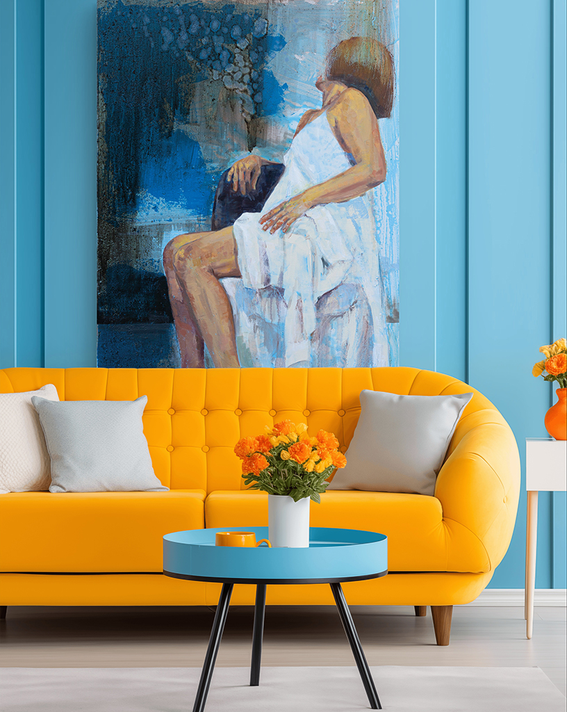 autor: Bozena Kot | obraz "Odciecie 06" | 120 x 80 cm | 2022 r.