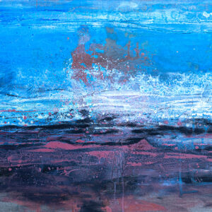 autor: Bożena Kot Opowieść światła 120 x 80 cm 2025 r. cykl - Pejzaż niejednoznaczny olej na płótnie lnianym