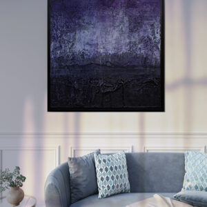 autor: Bozena Kot | „Złudzenia” | 104 x 104 cm | technika własna na płótnie | 2024r.