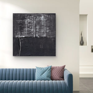 "Untitled 01" | 100 x 100 cm | technika mieszana na płótnie | 2024 r.