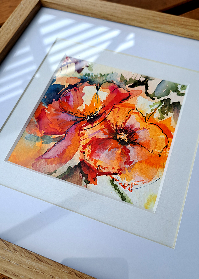 Bożena Kot | "Akwarelowa z kwiatami 02"