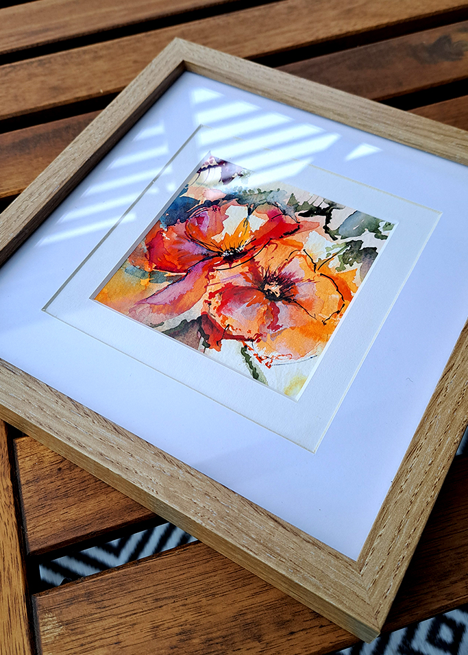 Bożena Kot | "Akwarelowa z kwiatami 02"