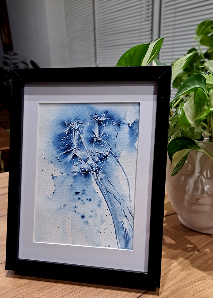 Bożena Kot | akwarela "Jesiennie"